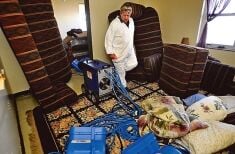 Heat treatments taking place in a lounge Heat Treatments in a Domestic Property